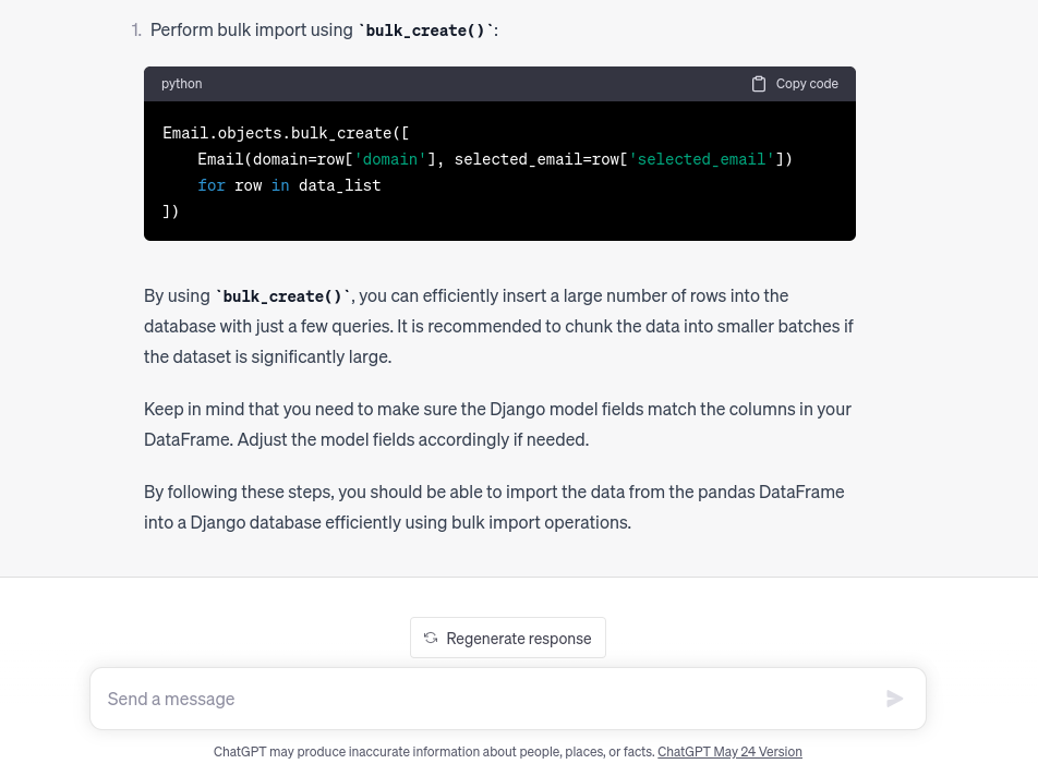 Prompt Engineering Screenshot 1